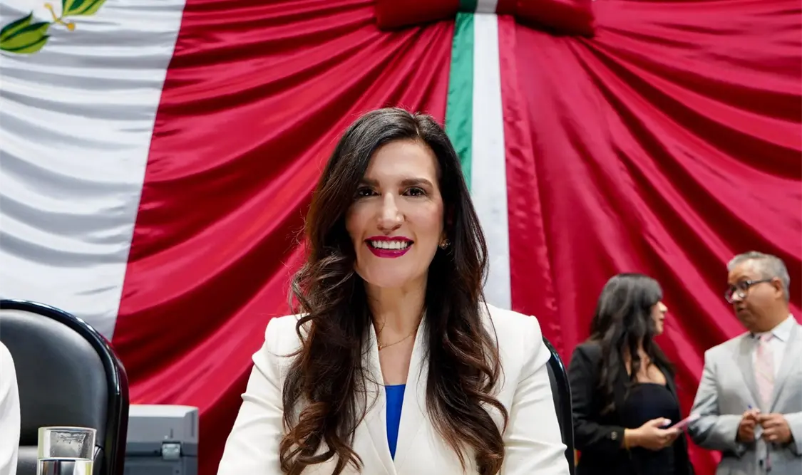 Kenia López Rabadán, presidenta de la Cámara de Diputados. Cortesía