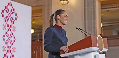Destaca Claudia fortaleza del peso y la economía Destaca Claudia fortaleza del peso y la economía