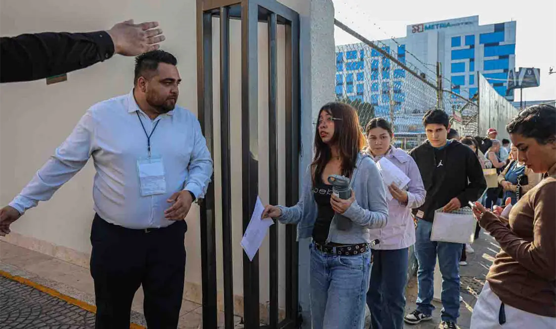 Faltan más de la mitad de aspirantes a examen de la UNAM. El Universal