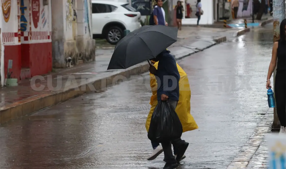 Se esperan lluvias fuertes en algunas zonas de Chiapas. Diego Pérez / CP