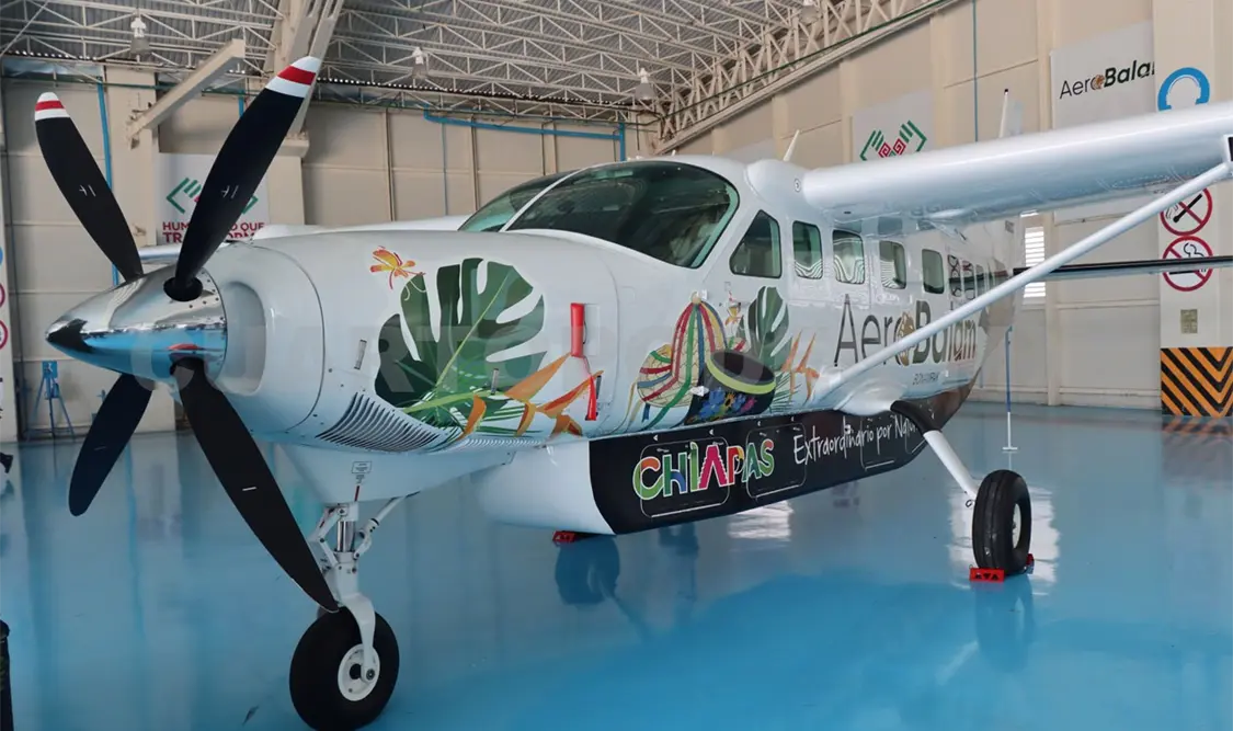La tercera aeronave llegó con una nueva ruta. Diego Pérez / CP