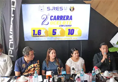Unach presenta la Segunda Carrera Ocelote
