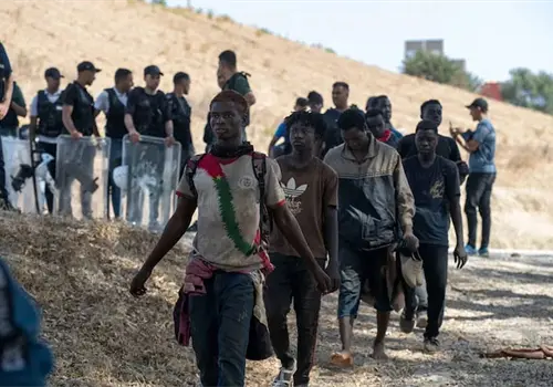 Bloquean a personas que se dirigían a Ceuta Bloquean a personas que se dirigían a Ceuta
