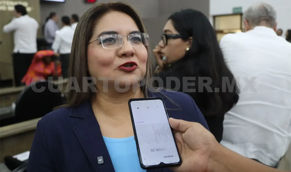 Jovannie Ibarra, diputada local. CP
