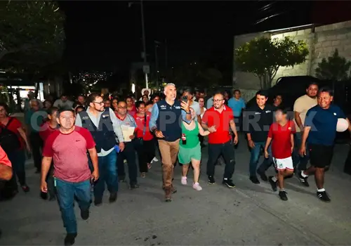 En marcha alumbrado en Jardines del Pedregal En marcha alumbrado en Jardines del Pedregal