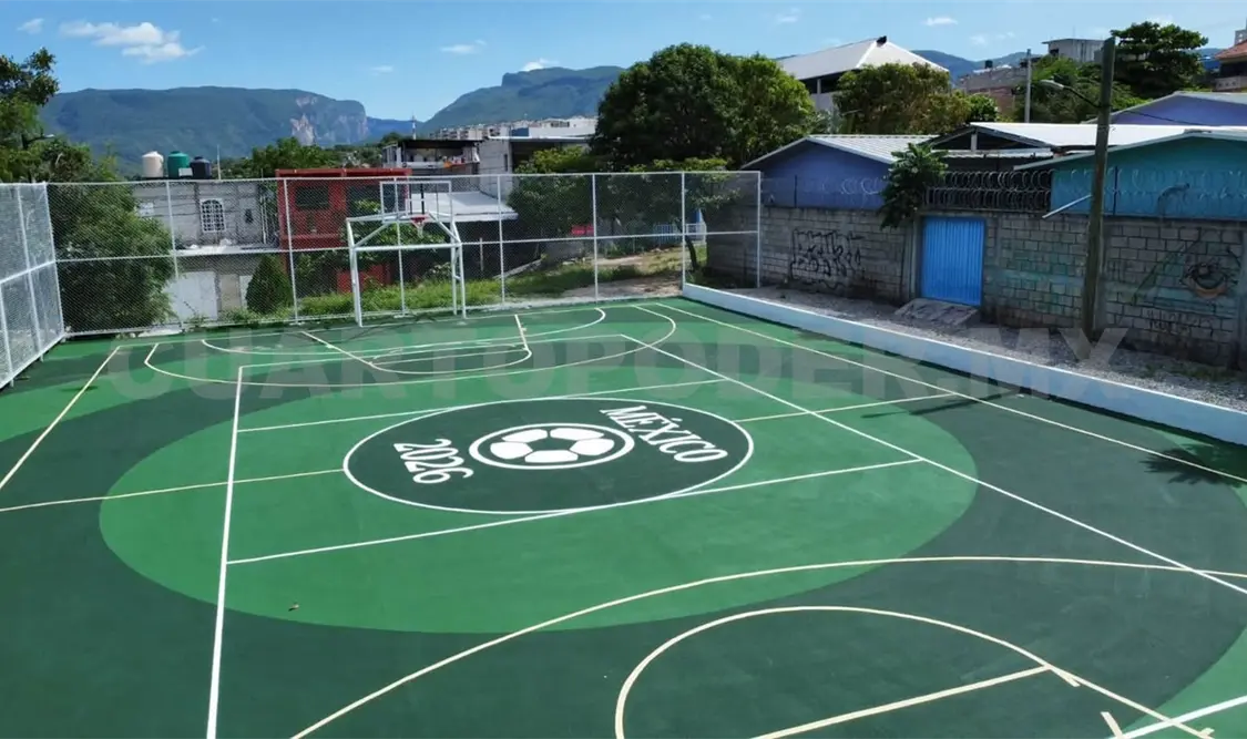 Se intervinieron distintas canchas del estado. Cortesía