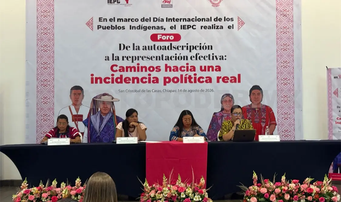 Aspecto del foro llevado a cabo “De la autoadscripción a la representación efectiva”. Jofiel Domínguez / CP