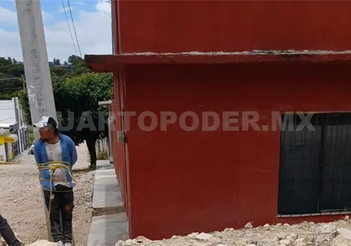 Colonos amarran a un poste a presunto ladr&oacute;n