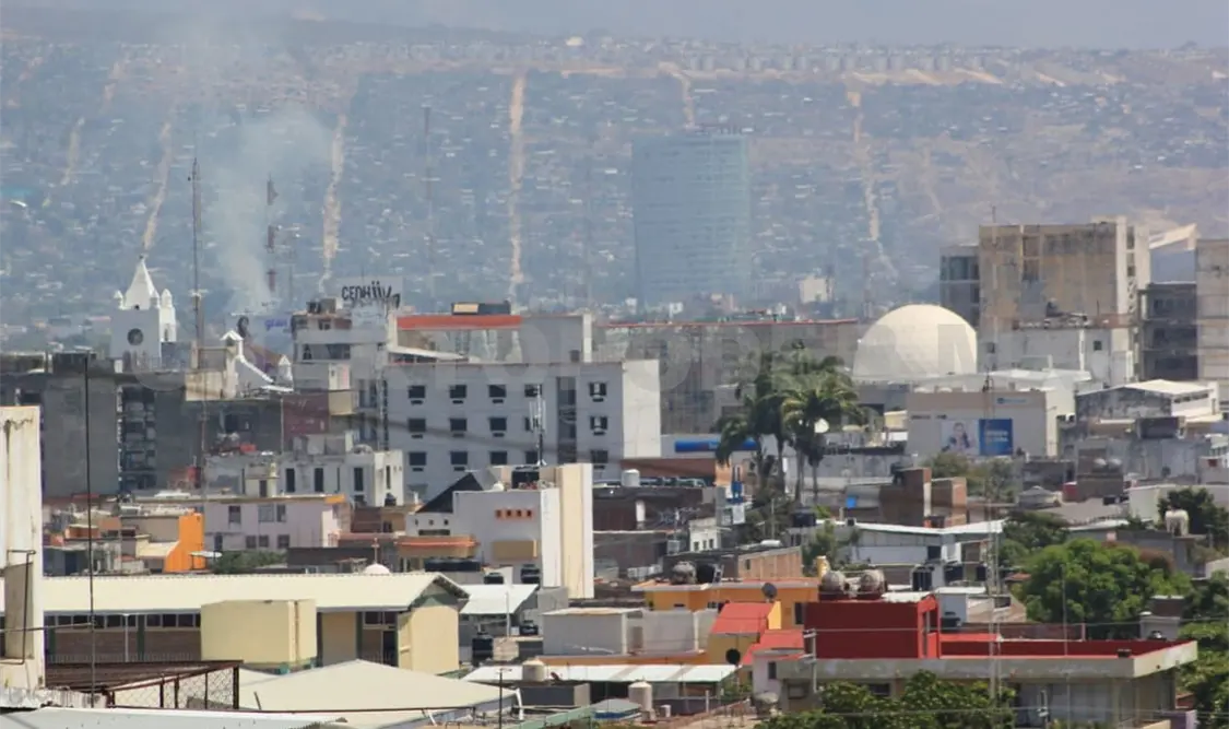 La mala calidad del aire se mueve con más frecuencia por la quema o incendios. Diego Pérez / CP