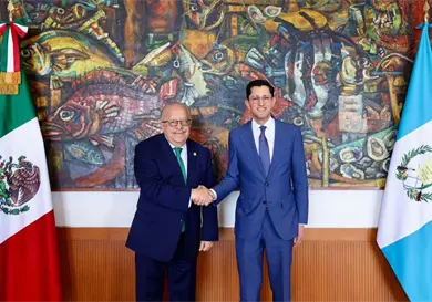 Recibe Roberto Velasco a ministro de Guatemala Recibe Roberto Velasco a ministro de Guatemala