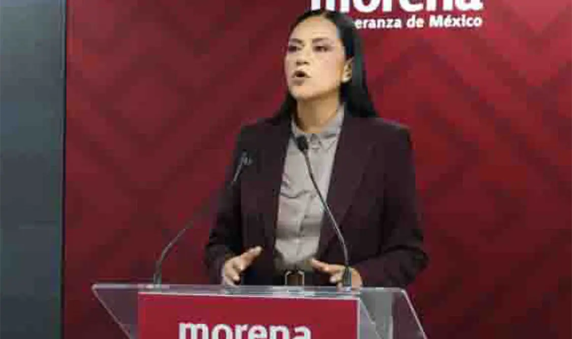 La presidenta de Morena señaló que el caso trasciende a una persona y que se debe defender la soberanía. Cortesía