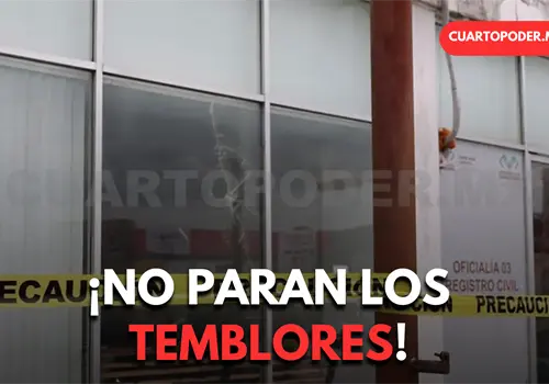Registran sismo de 5.8; van más de mil réplicas Registran sismo de 5.8; van más de mil réplicas