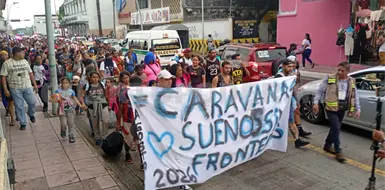 Parte de Tapachula nueva caravana migrante