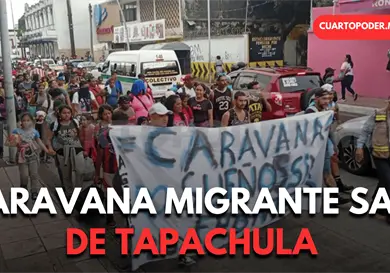 Parte de Tapachula nueva caravana migrante Parte de Tapachula nueva caravana migrante