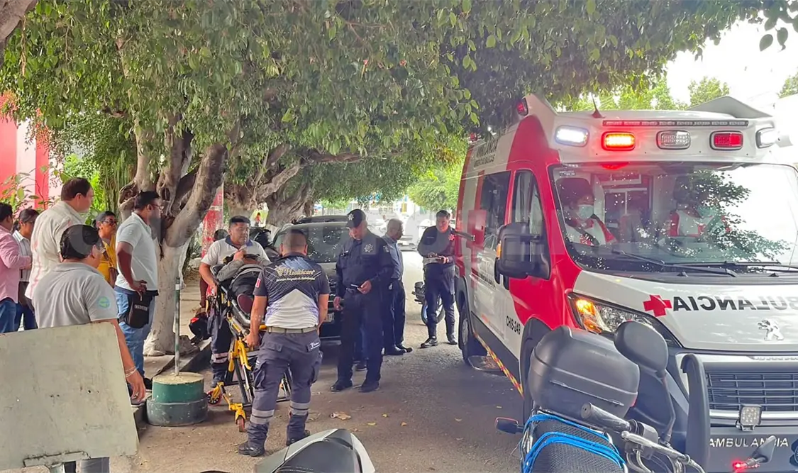 La Cruz Roja atendió la emergencia en la colonia Las Arboledas. Ulises Villalobos / CP