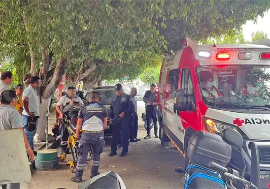 Un lesionado en colisión en la colonia Las Arboledas Un lesionado en colisión en la colonia Las Arboledas