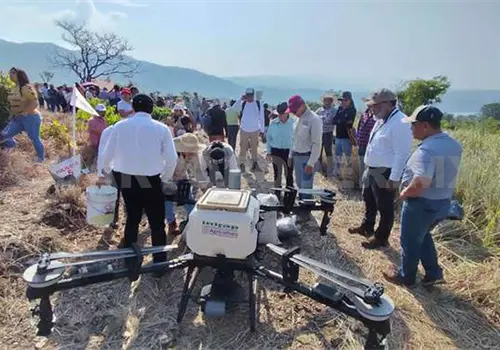 Utilizar drones para dispersar semillas