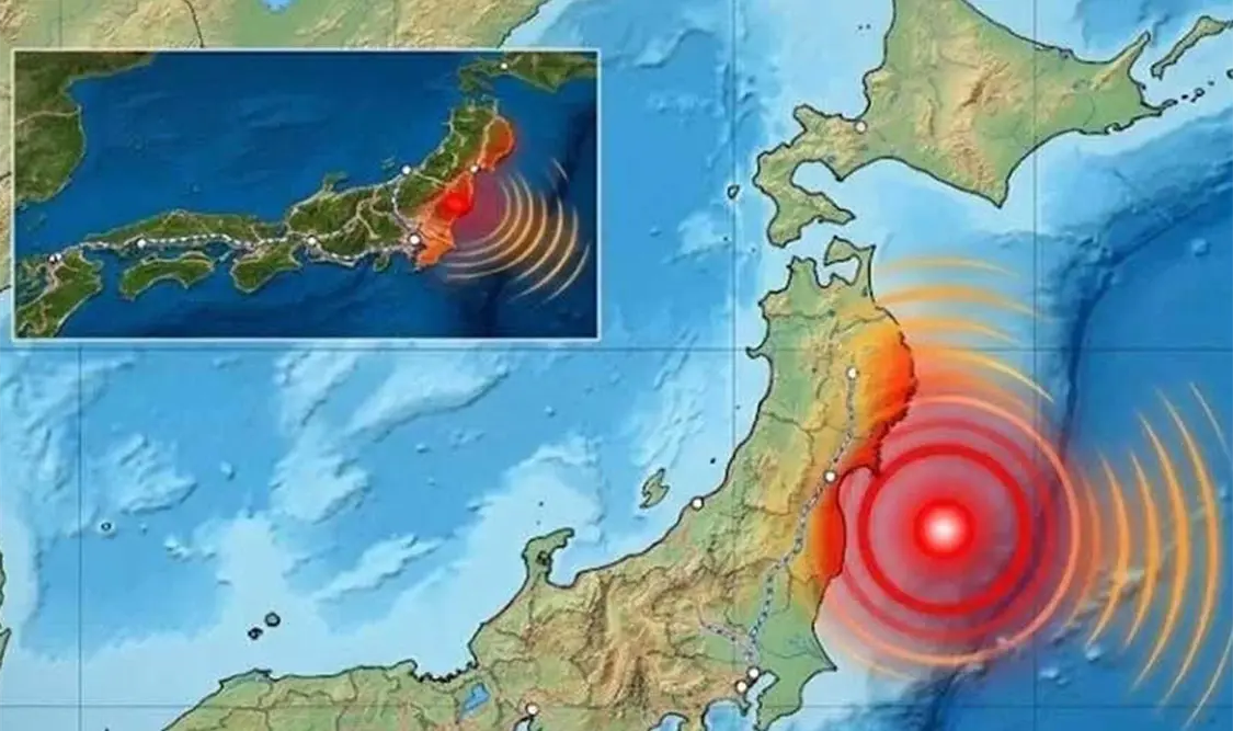 El movimiento telúrico también sacudió el área de Tokio. Cortesía