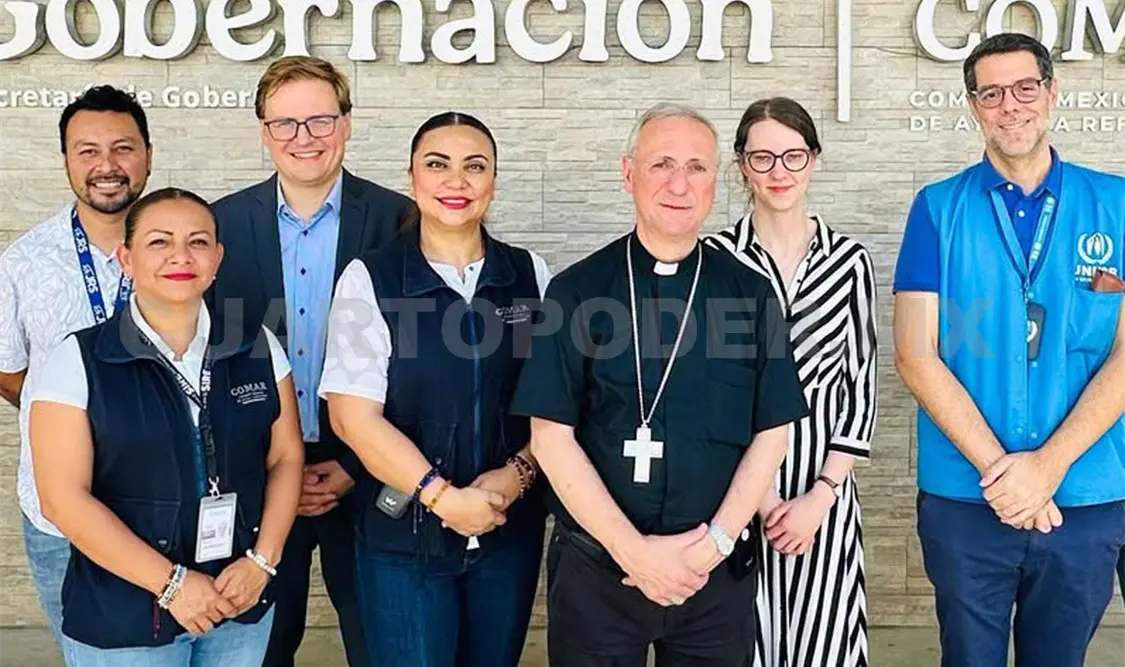 Los religiosos estuvieron acompañados de organizaciones que atienden a migrantes. Rafael Victorio / CP