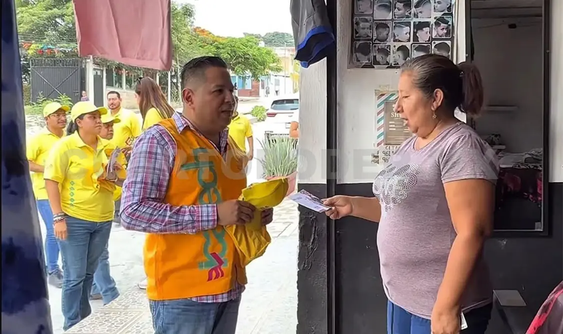 Se realizaron recorridos a pie por barrios, colonias y zonas comerciales. Cortesía