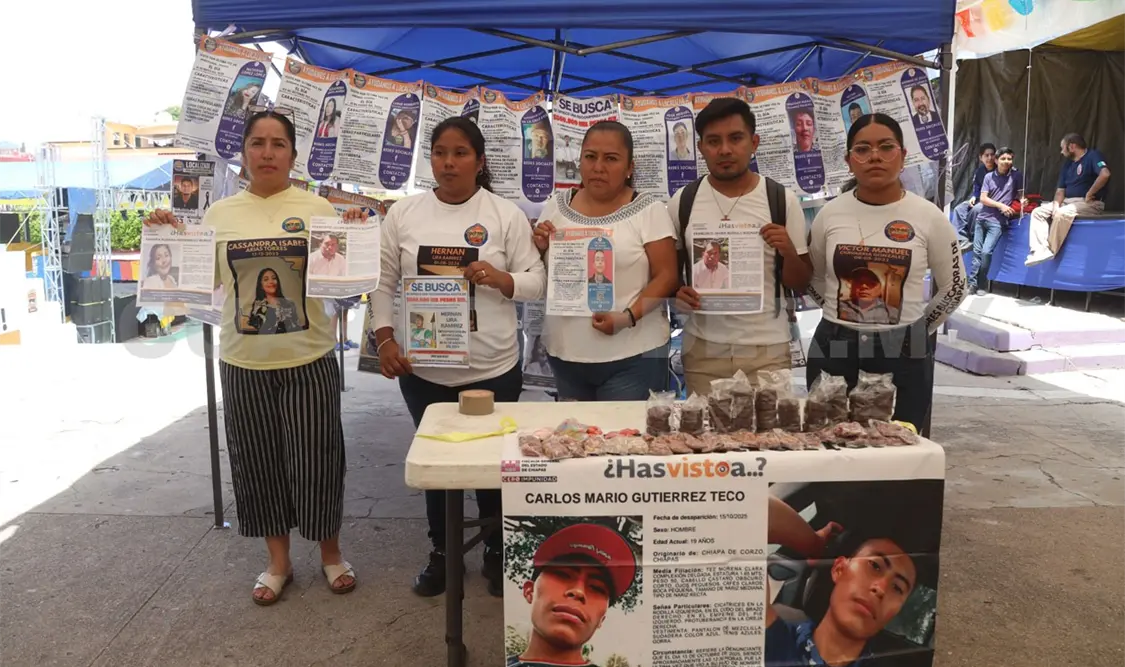 La actividad incluyó la colocación de fichas de búsqueda. Carlos López / CP