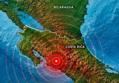 Costa Rica registra sismo de 5 con varias réplicas Costa Rica registra sismo de 5 con varias réplicas