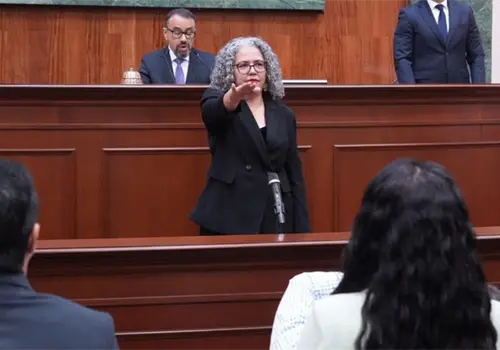 Graciela Dom&iacute;nguez, gobernadora interina de Sinaloa