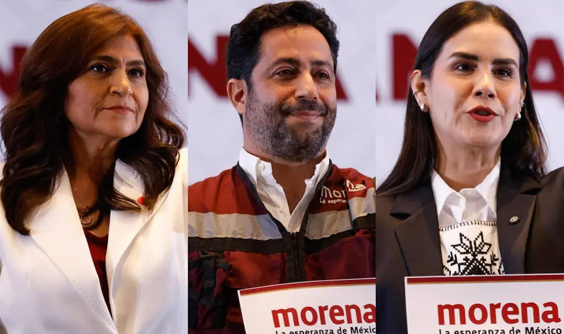 Morena define sus candidatos en Aguascalientes, Campeche y Colima. Cortesía