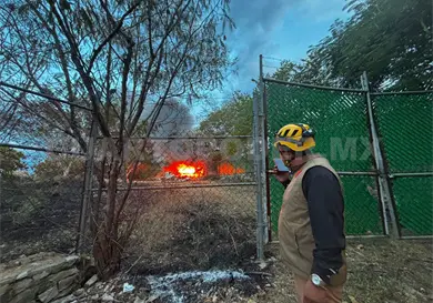 Se incendia galera abandonada en Emejaca Se incendia galera abandonada en Emejaca