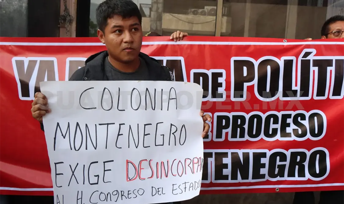 Los habitantes realizaron una manifestación a las afueras del Congreso del Estado. Diego Pérez / CP