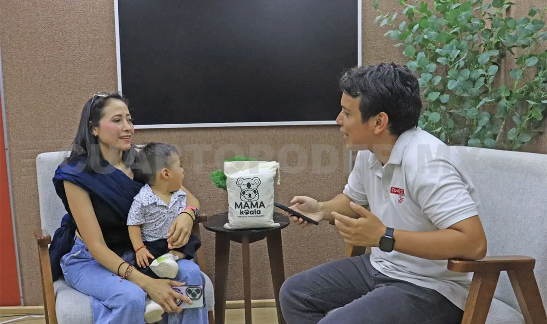 Jenny Carola Luna Ramírez compartió una experiencia deportiva con su pequeño hijo. Ingrid Pérez/CP
