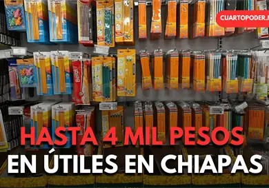 Entre mil 500 y cuatro mil pesos para &uacute;tiles escolares
