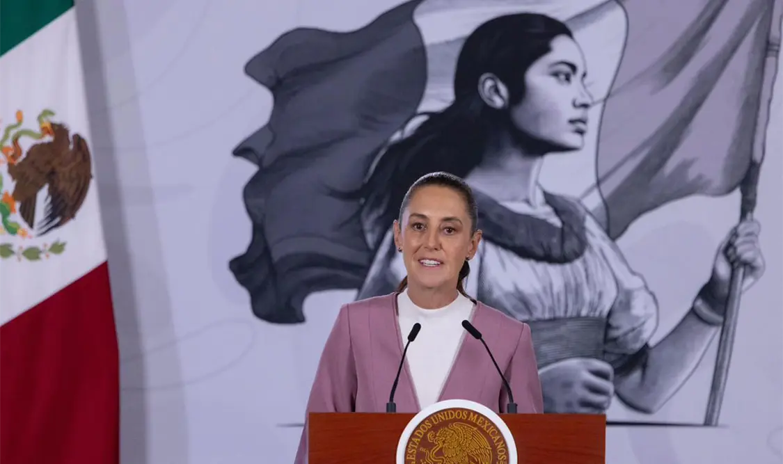 La jefa del Ejecutivo federal destacó que la resolución de este caso es la primera vez que se regresa dinero al erario público. Cortesía