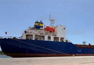 Llegan otras 2 mil toneladas de aceite a Puerto Chiapas