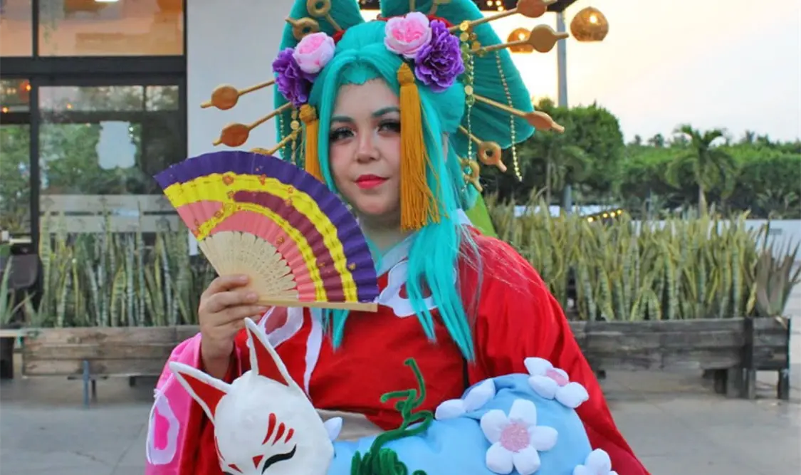 Jóvenes demostraron su fascinación por esta cultura. Cortesía