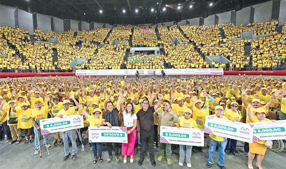 El evento se llevó a cabo en Polyforum Chiapas. Cortesía