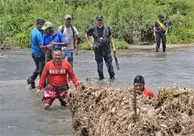 Localizan cuerpo; hab&iacute;a sido arrastrado por r&iacute;o