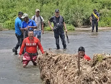 Localizan cuerpo; hab&iacute;a sido arrastrado por r&iacute;o