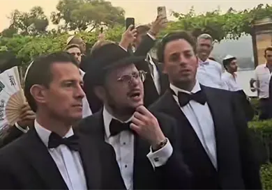 Captan a Peña Nieto en boda judía Captan a Peña Nieto en boda judía