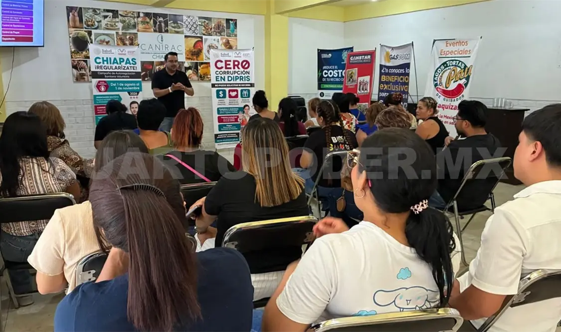 Los restauranteros en constante capacitación. CP