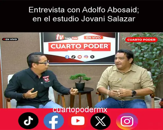 Entrevista con Adolfo Abosaid; en el estudio Jovani Salazar Entrevista con Adolfo Abosaid; en el estudio Jovani Salazar