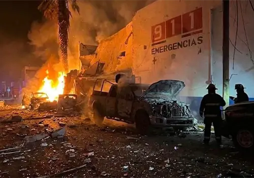 Cártel habría realizado ataque con coche bomba Cártel habría realizado ataque con coche bomba