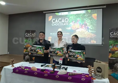 Presentan octavo Festival del Cacao y Chocolate