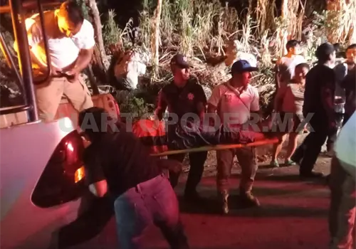 Derrapa en zona de curvas y pierde la vida