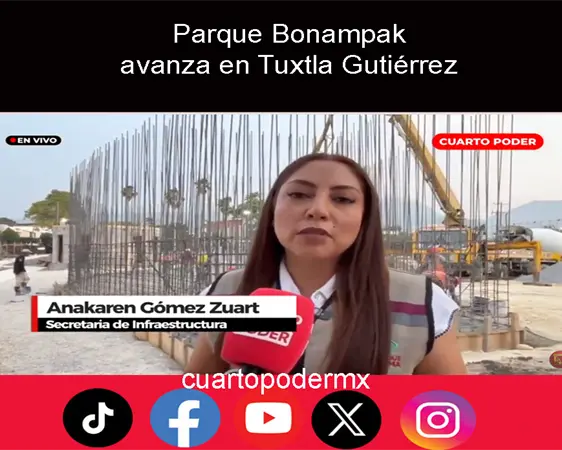 Parque Bonampak avanza en Tuxtla Guti&eacute;rrez