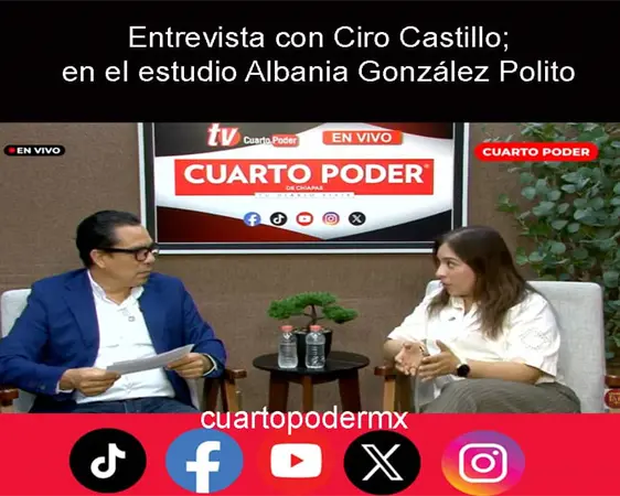 Entrevista con Ciro Castillo; en el estudio Albania Gonz&aacute;lez Polito