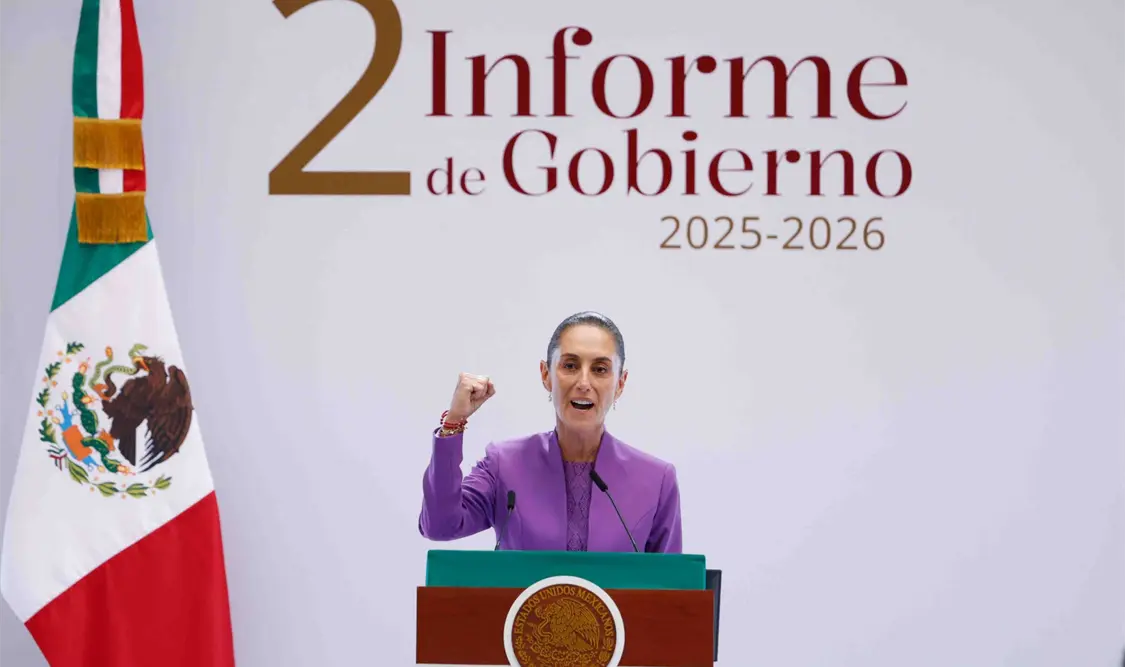 La presidenta expone los avances a dos años de iniciado su gobierno. El Universal