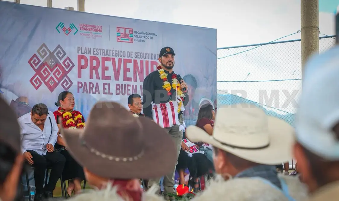 Aparicio Avendaño destacó los resultados alcanzados en materia de seguridad. CP