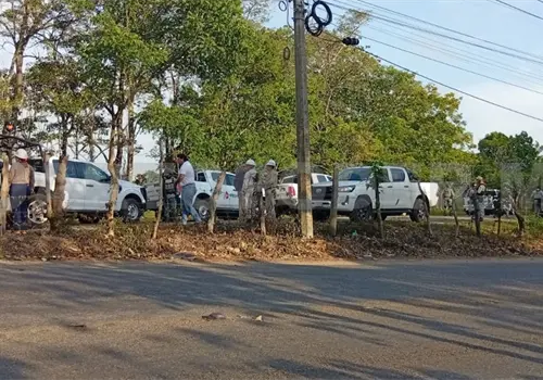 Fuga de gas en tubería dañada provoca alarma Fuga de gas en tubería dañada provoca alarma