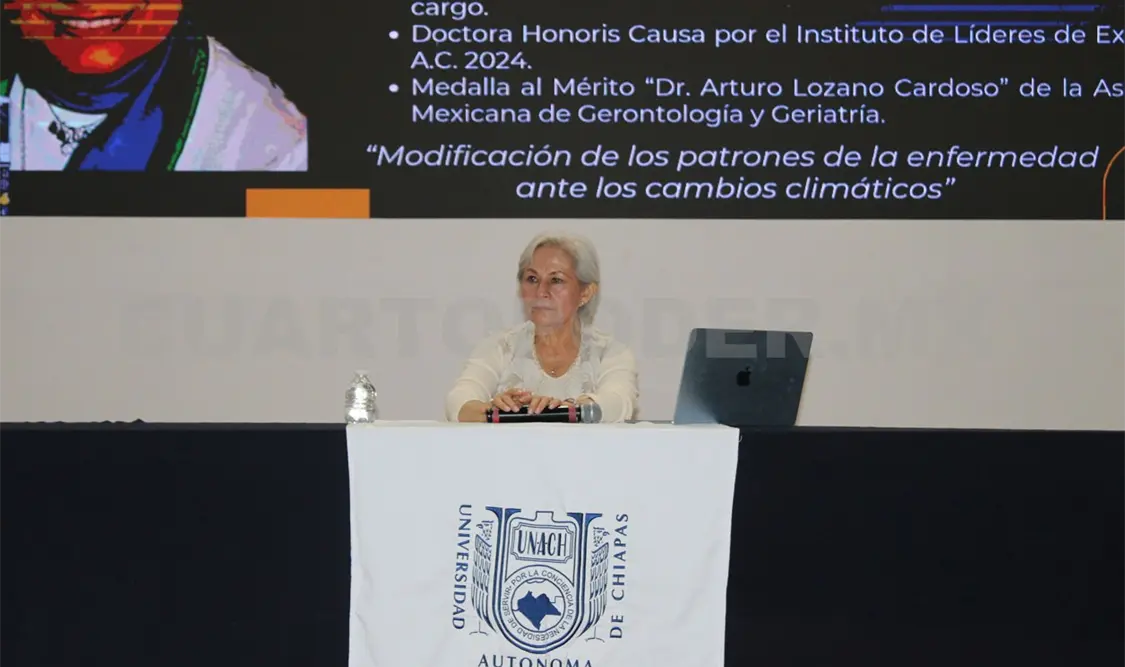 La investigadora expuso los cambios en la salud ante el calentamiento global. Daniel Oropeza / CP